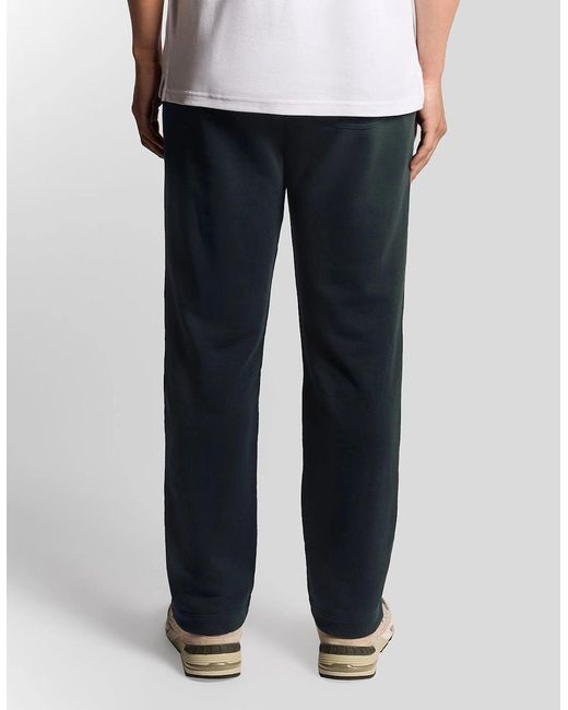 Lyle & Scott White Straight Leg Cotton Jogger for men
