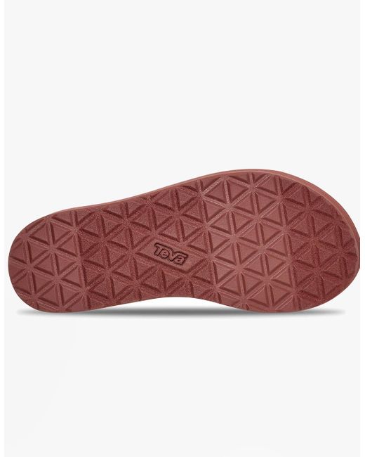 Teva Red Flatform Universal Sunscape Sandals Waterless Scarlet