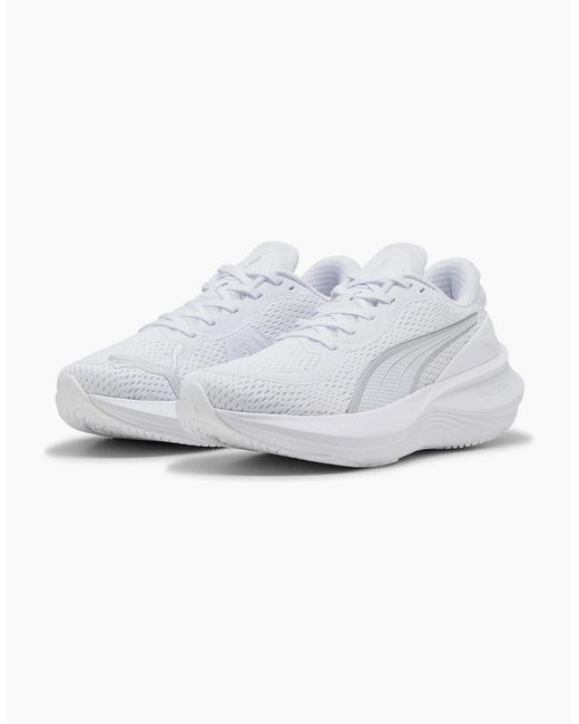 PUMA White Scend Pro 2 Everyday Running Shoes for men