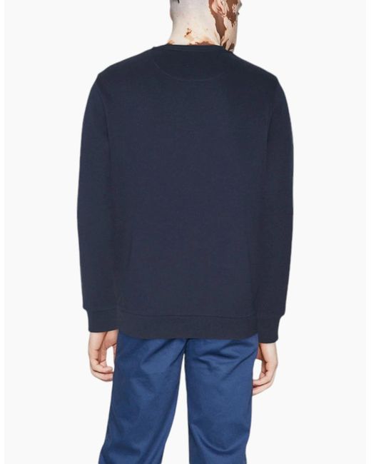 Lyle & Scott Blue Lyle & Scott Sweatshirts Crew Neck Knitted Winter Pullover Sweat Jumper New