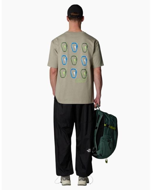 The North Face Multicolor T Shirts Nse Oversized Crew Neck Short Sleeve Cotton for men