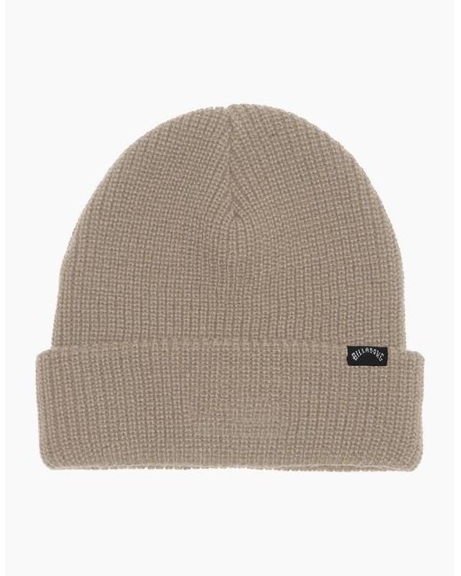 Billabong Natural Arcade Cuff Beanie for men