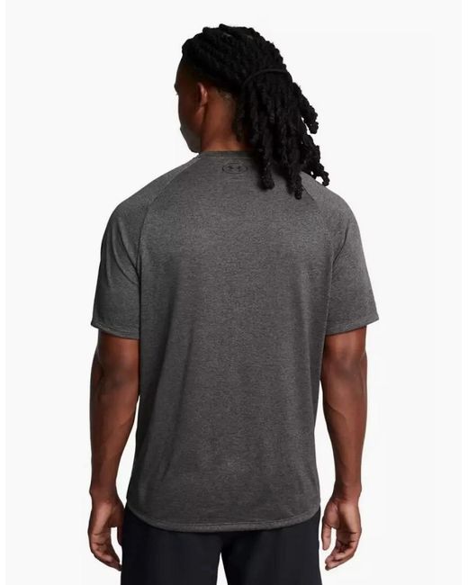 Under Armour Gray Tech Short-Sleeved T-Shirt for men