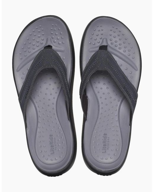 CROCSTM Blue Yukon Vista Ii Polyurethane Flip Flops for men