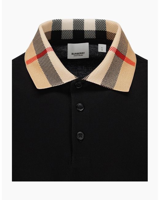 Burberry Black Cody Polo for men