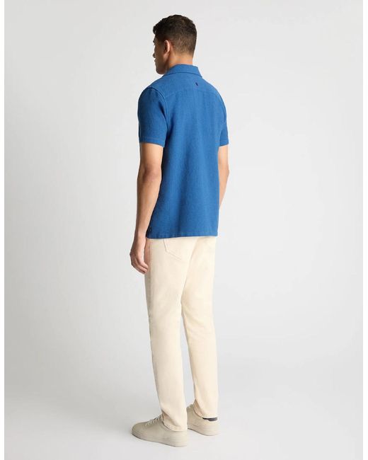 Remus Uomo Blue Ss Shirt 13988 24