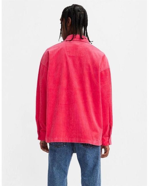 Levi's Red Levi's Skte Cord Coat for men