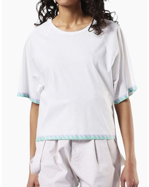 DIESEL White T Bren T Shirt Loose Fit Oversize Summer Relax Fit Top Xxs-M