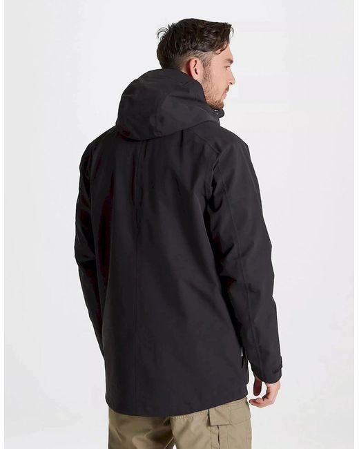 Craghoppers Black Adult Pro Stretch Waterproof Jacket