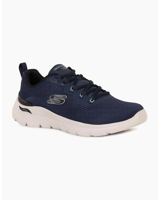 Skechers Blue Arch Fit Summits Kravel Lace Trainers for men