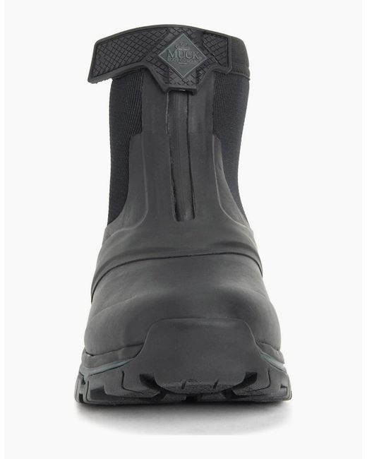Muck Boot Black Apex Mid Zip Wellingtons for men