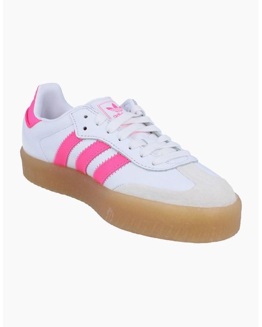 Adidas Pink Originals Sambae Trainers Sneakers Js3940