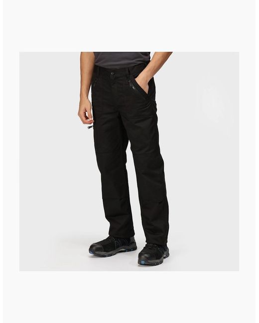 Regatta Black Professional Waterproof Trousers for men