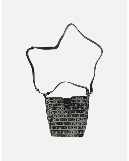 DKNY White Taira Bucket Bag for men