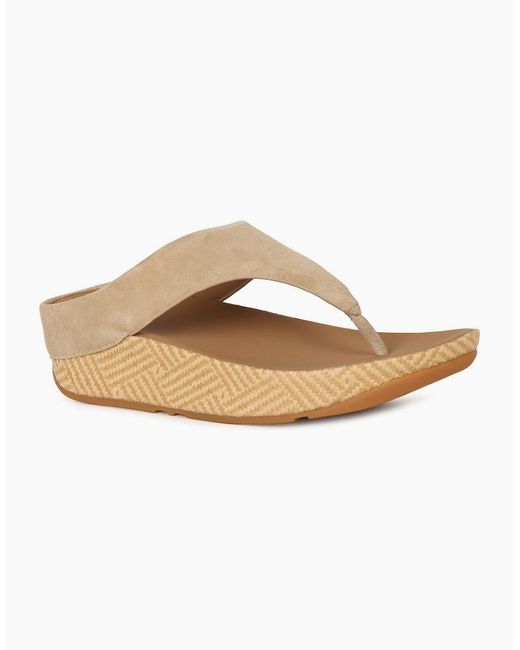 Fitflop White Lulu Lux Graphic Weave Sandals