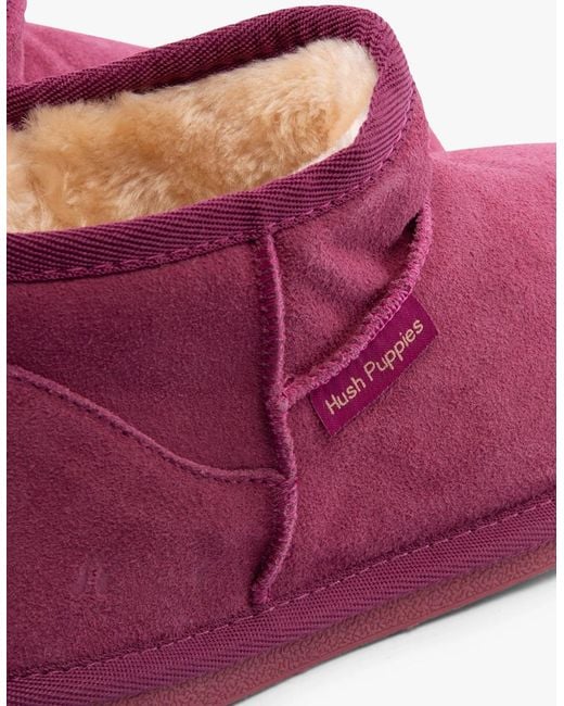 Hush Puppies Purple Ashanti Slippers