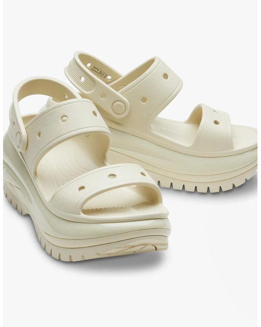 Crocs™ 207989-2Y2 Mega Crush Sandals Bone in Metallic | Lyst UK