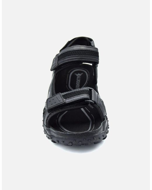 Mephisto Black Regent Sandal for men