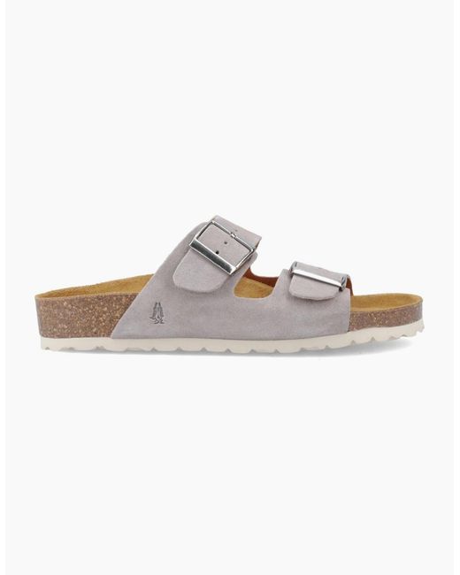Hush Puppies Gray Brixley Mules