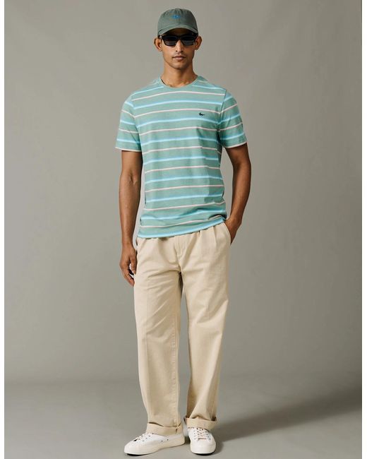 aubi Green Berkeley Slub T-Shirt for men