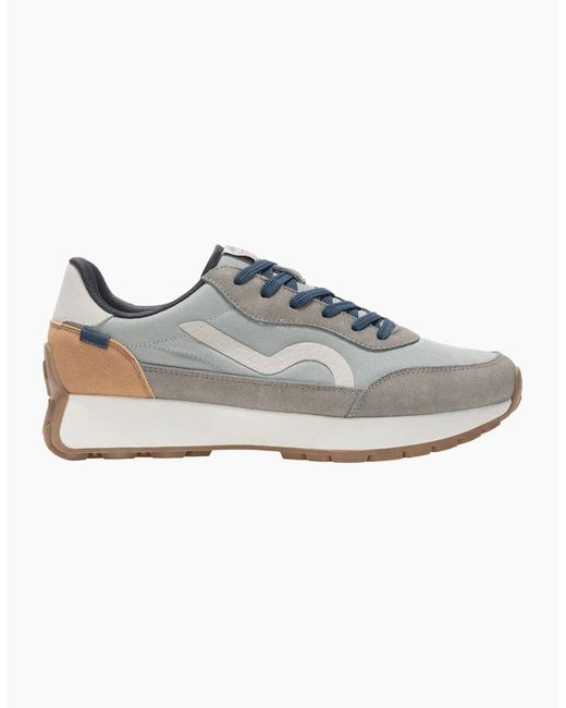 Regatta Blue Marine Heritage Ii Suede Trainers for men