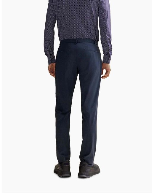 Boss Blue Genius J Cw Wg 241 Slim Fit Trousers for men