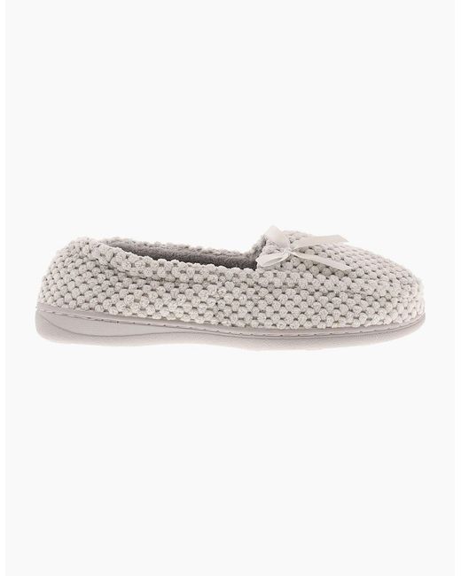 Strollers White Fluffy Slippers Malia Slip On Uk Size