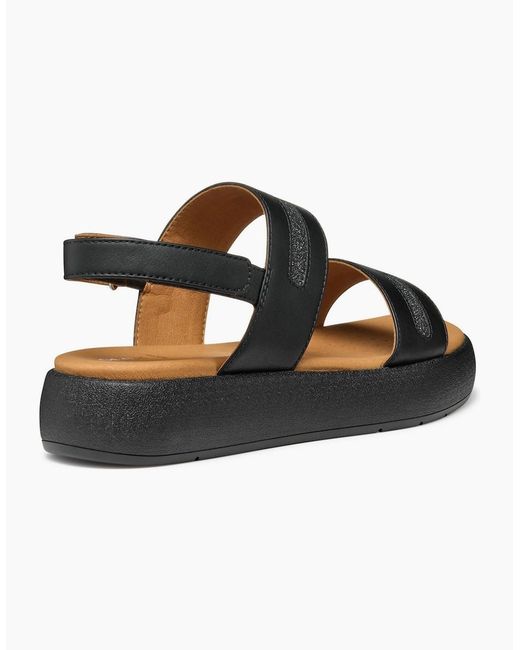 Geox Black D Camalei Sandals