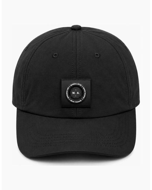 Marshall Artist Black Siren Nylon Ripstop Cap for men