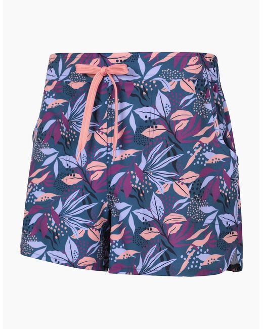 Mountain Warehouse Blue Ladies Stretch Patterned Boardshorts