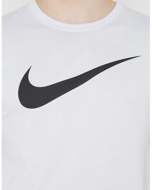 Nike White Sportswear Icon Swoosh T Shirt for men