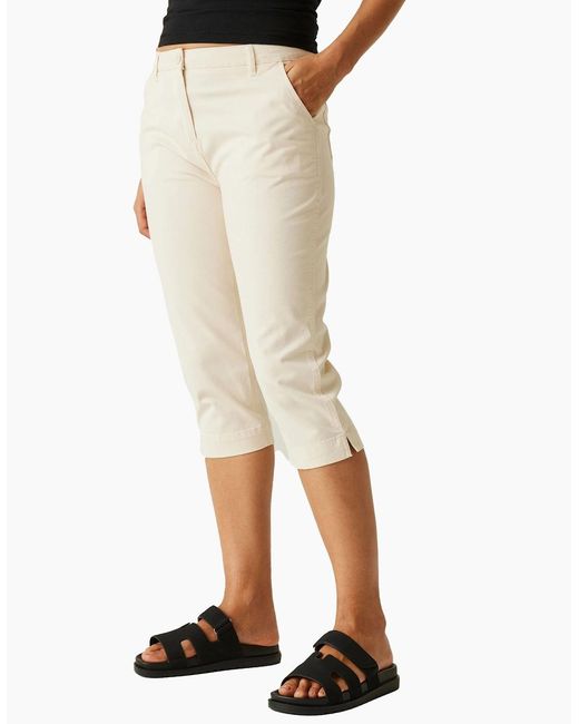 Regatta White Ladies Bayletta Capri Trousers