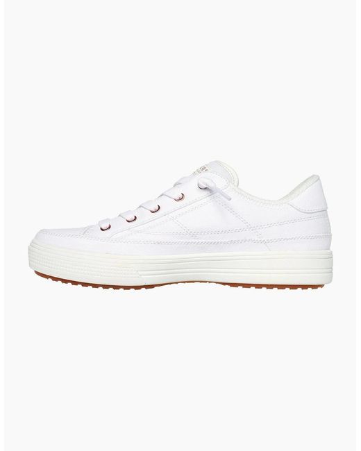 Skechers White Arch Fit Arcade