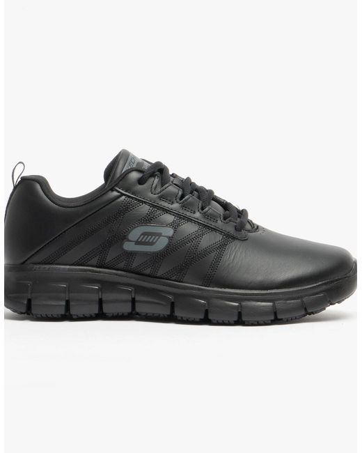 Skechers Black Work 76576Ec Sure Track Erath Sr Occupational Shoes