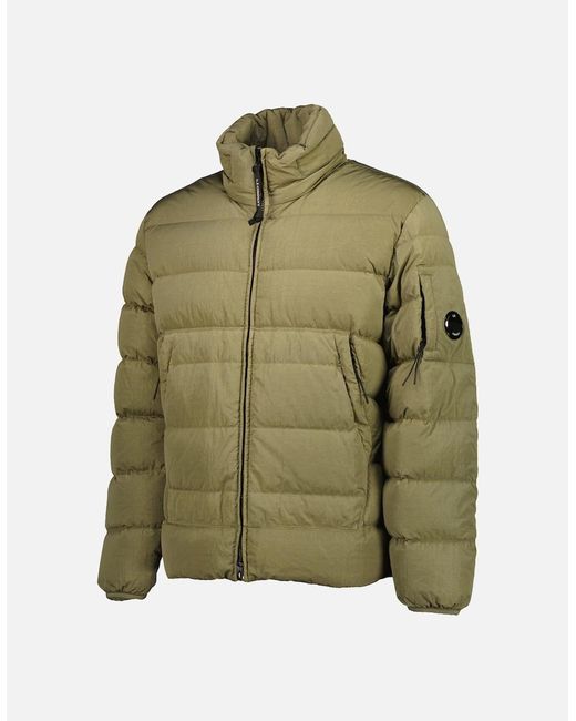 C P Company Green Eco-Chrome R Down Lens Jacket for men