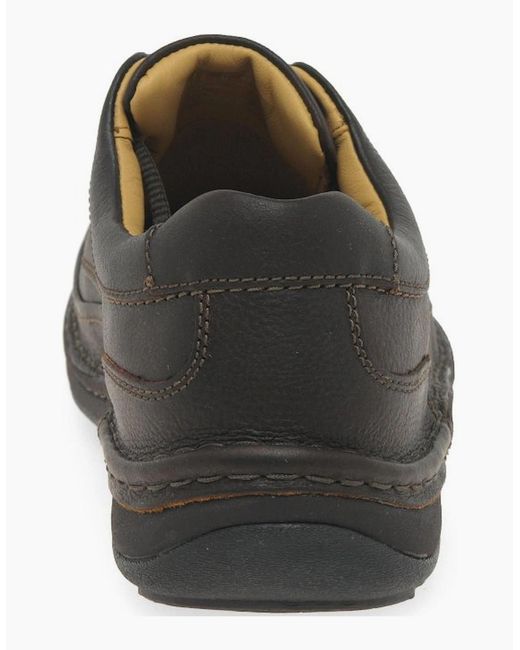 Clarks Brown Nature Three Shoes for men