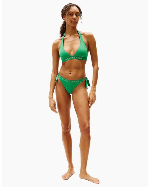 Tommy Hilfiger Green Th Original Bikini Bottoms, Radiant