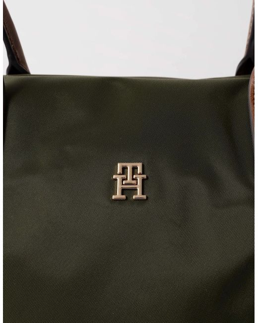 Tommy Hilfiger White Popette Tote Bag