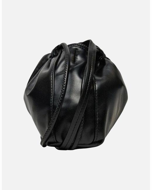 Calvin Klein Black Gathered Ew Crossbody Bag