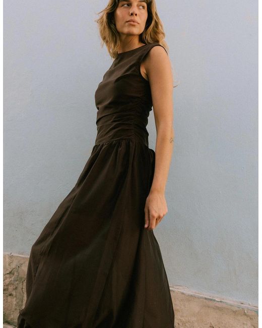 No Emotions UK Brown The Dora Dress