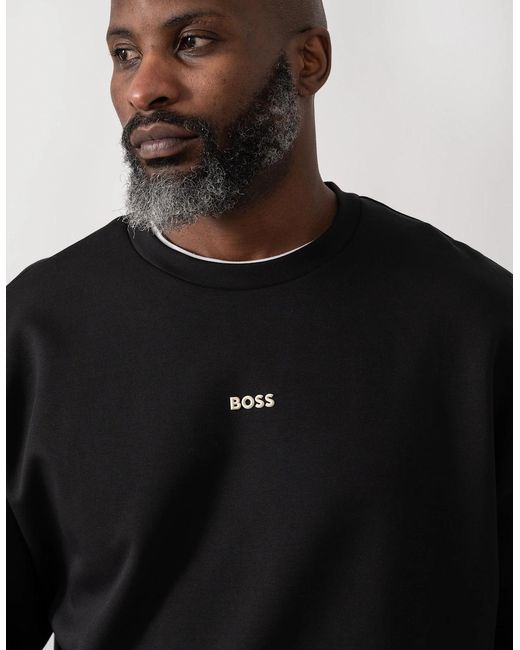 Boss Black Boss Stenson Crew Neck Sweatshirt for men