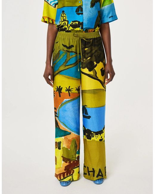FABIENNE CHAPOT Yellow Brent Trousers