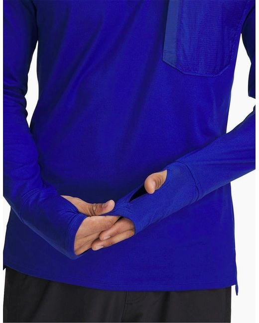 Under Armour Blue Launch Trail T-Shirt for men