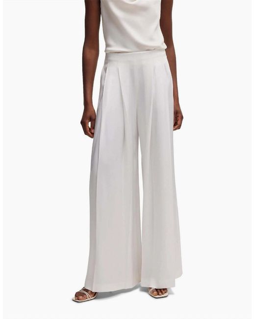 Boss White Trousers