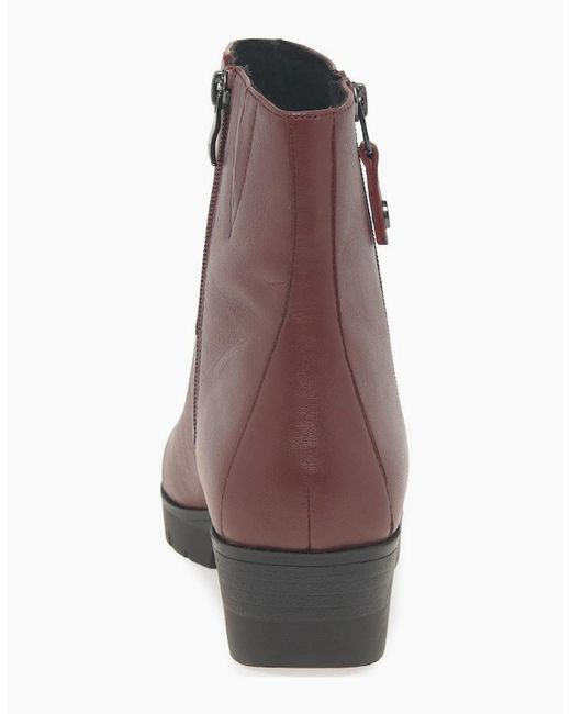 Caprice Brown Antonia Ankle Boots