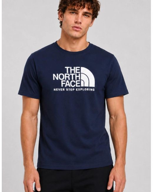 The North Face Blue M New Peak Ss T-Shirt for men