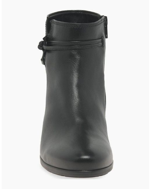 Gabor Black Ela Ankle Boots