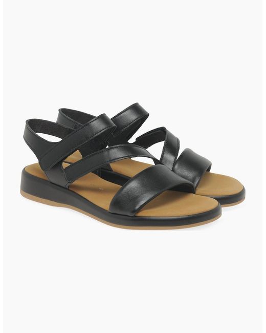 Gabor Black Oporto Sandals