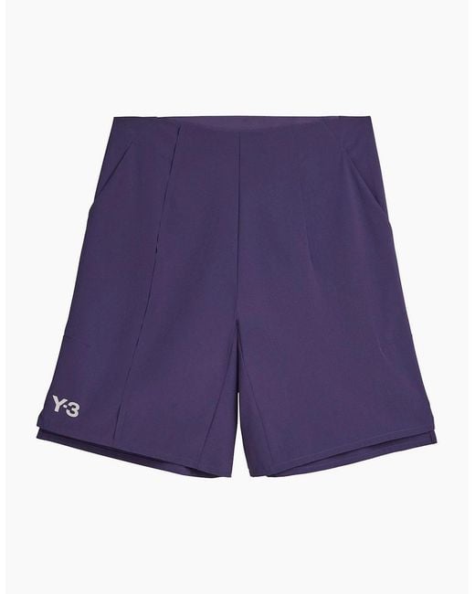 Y-3 Purple Tennis Pro Ergo Shorts for men