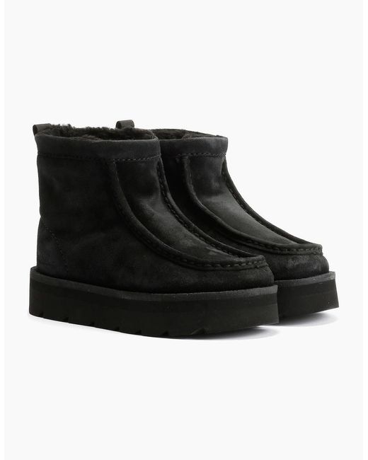 Clarks Black Originals Meare Rooey Suede Boots